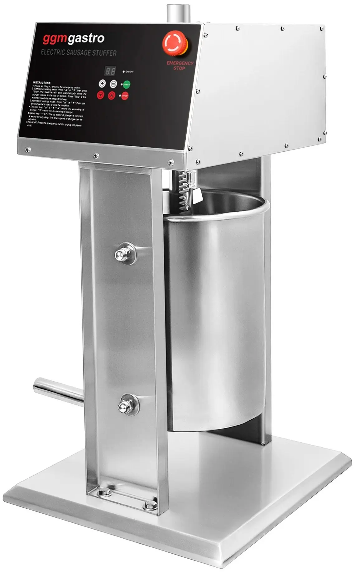 Наполнитель колбасный GGM Gastro EWFMH20 (Inox/Black) - 4