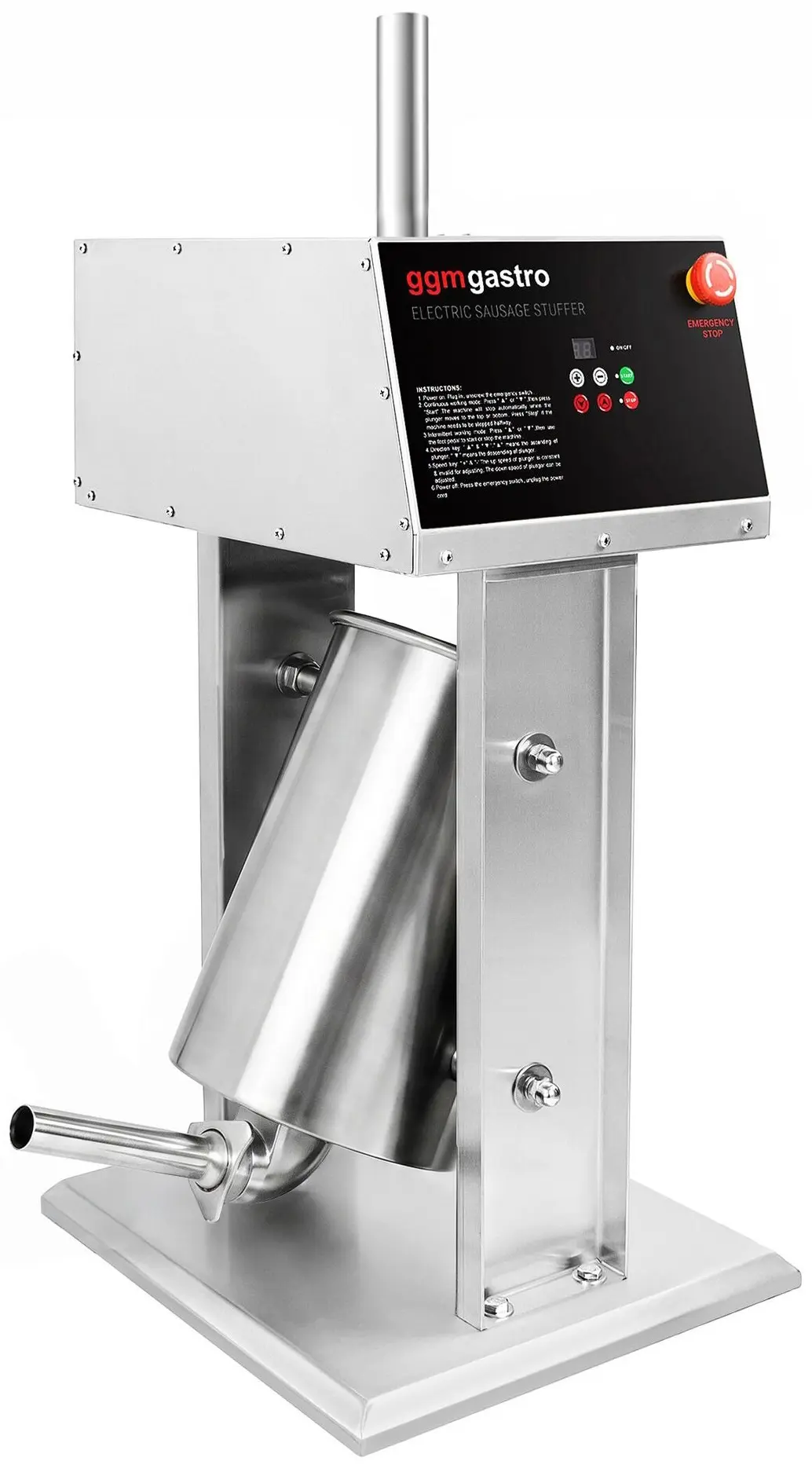 Наполнитель колбасный GGM Gastro EWFMH25 (Inox/Black) - 3