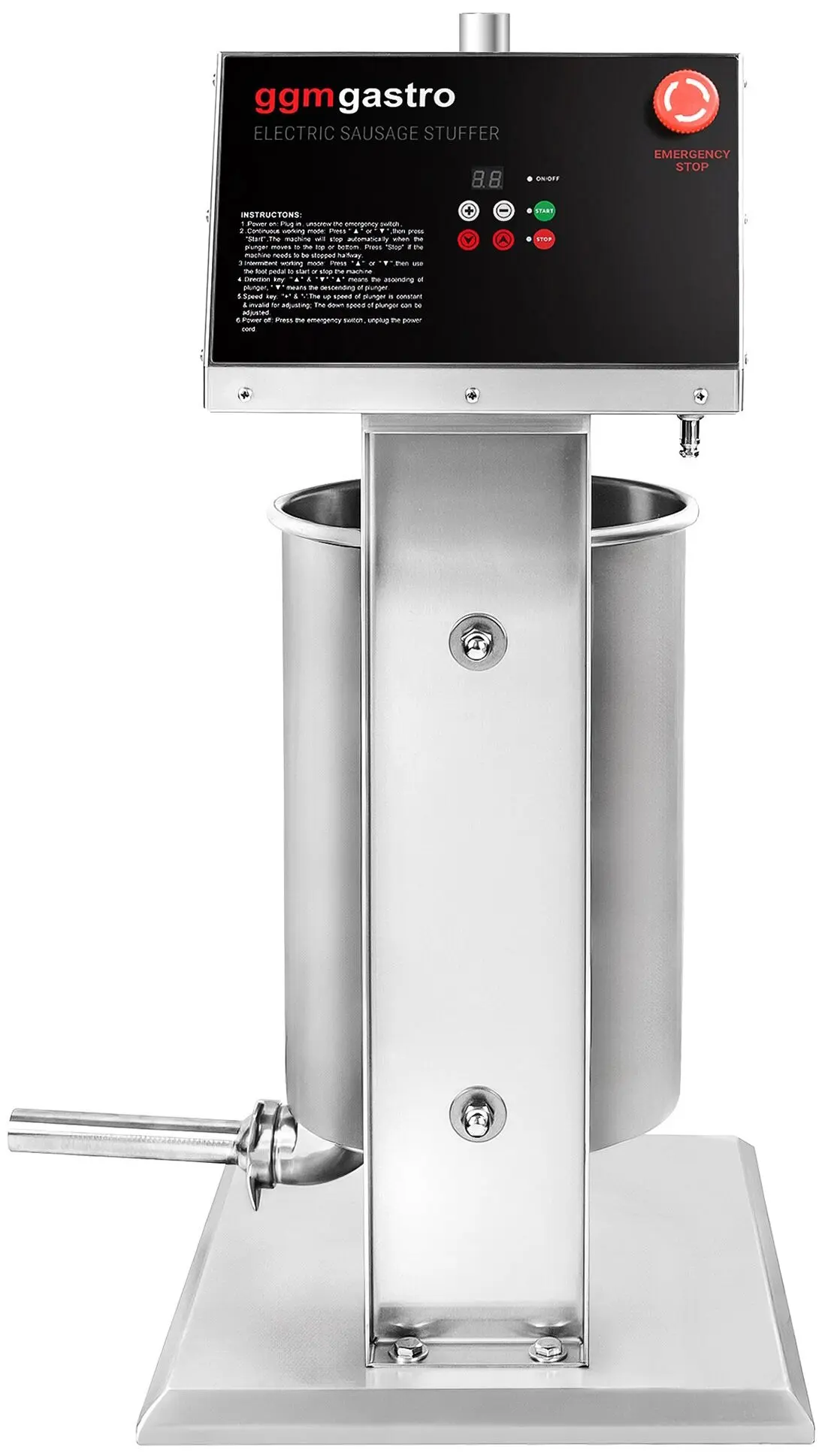 Наполнитель колбасный GGM Gastro EWFMH30 (Inox/Black) - 2