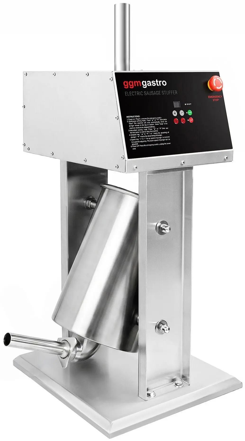 Наполнитель колбасный GGM Gastro EWFMH30 (Inox/Black) - 3