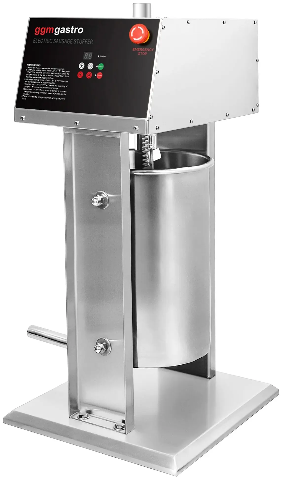 Наполнитель колбасный GGM Gastro EWFMH30 (Inox/Black) - 4