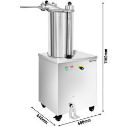 Наполнитель колбасный GGM Gastro WFFC25 (Inox) Thumb