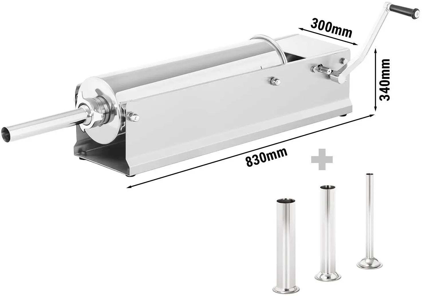 Aparat pentru umplut cârnaţi GGM Gastro WFLHB7 (Inox) - 9