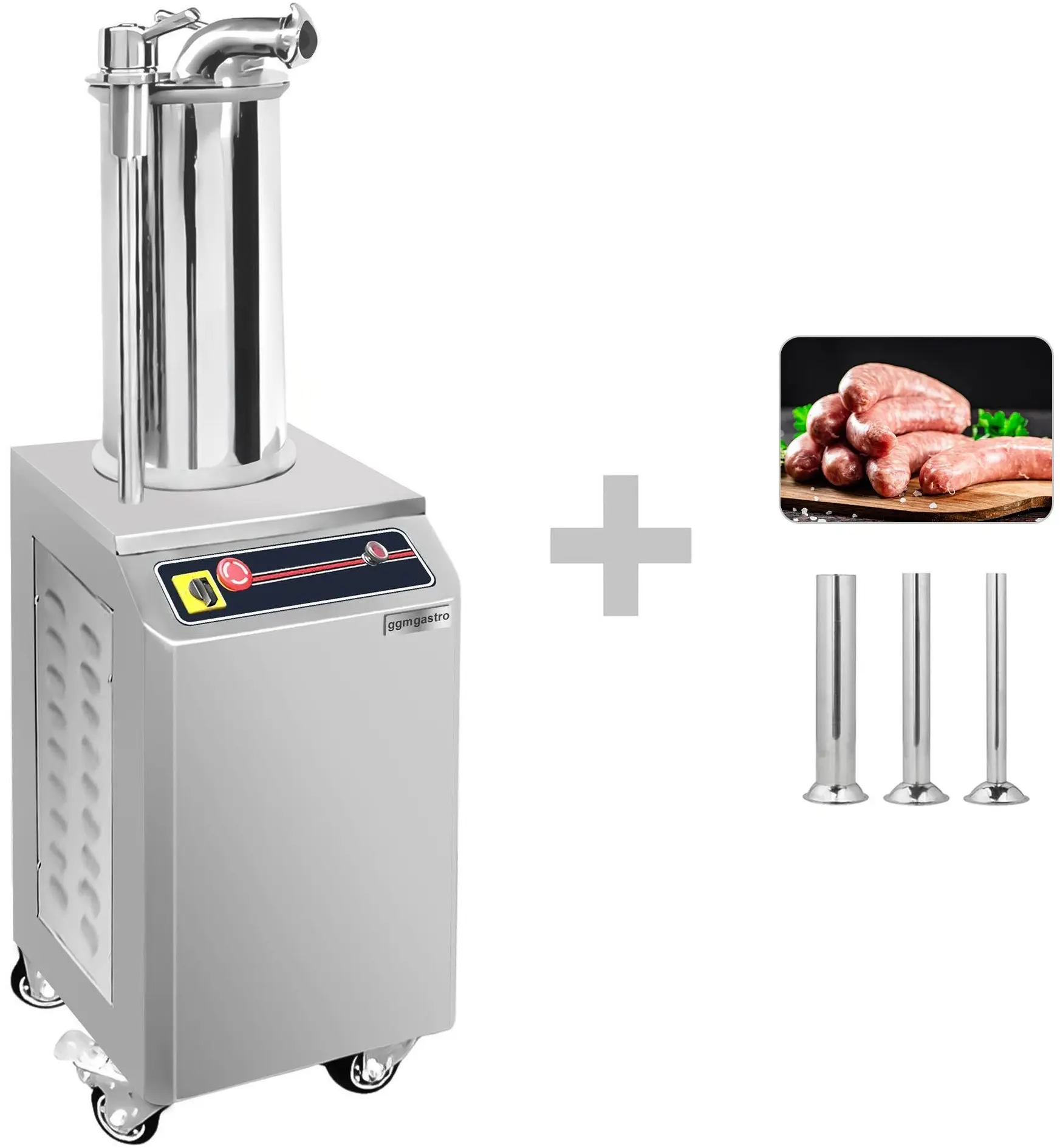 Наполнитель колбасный GGM Gastro WFMHB15 (Inox) - 3