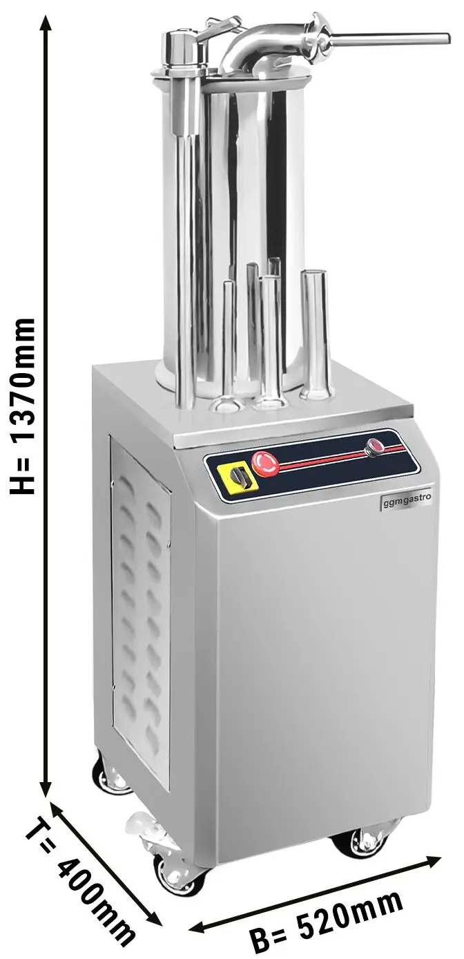 Наполнитель колбасный GGM Gastro WFMHB15 (Inox) - 5