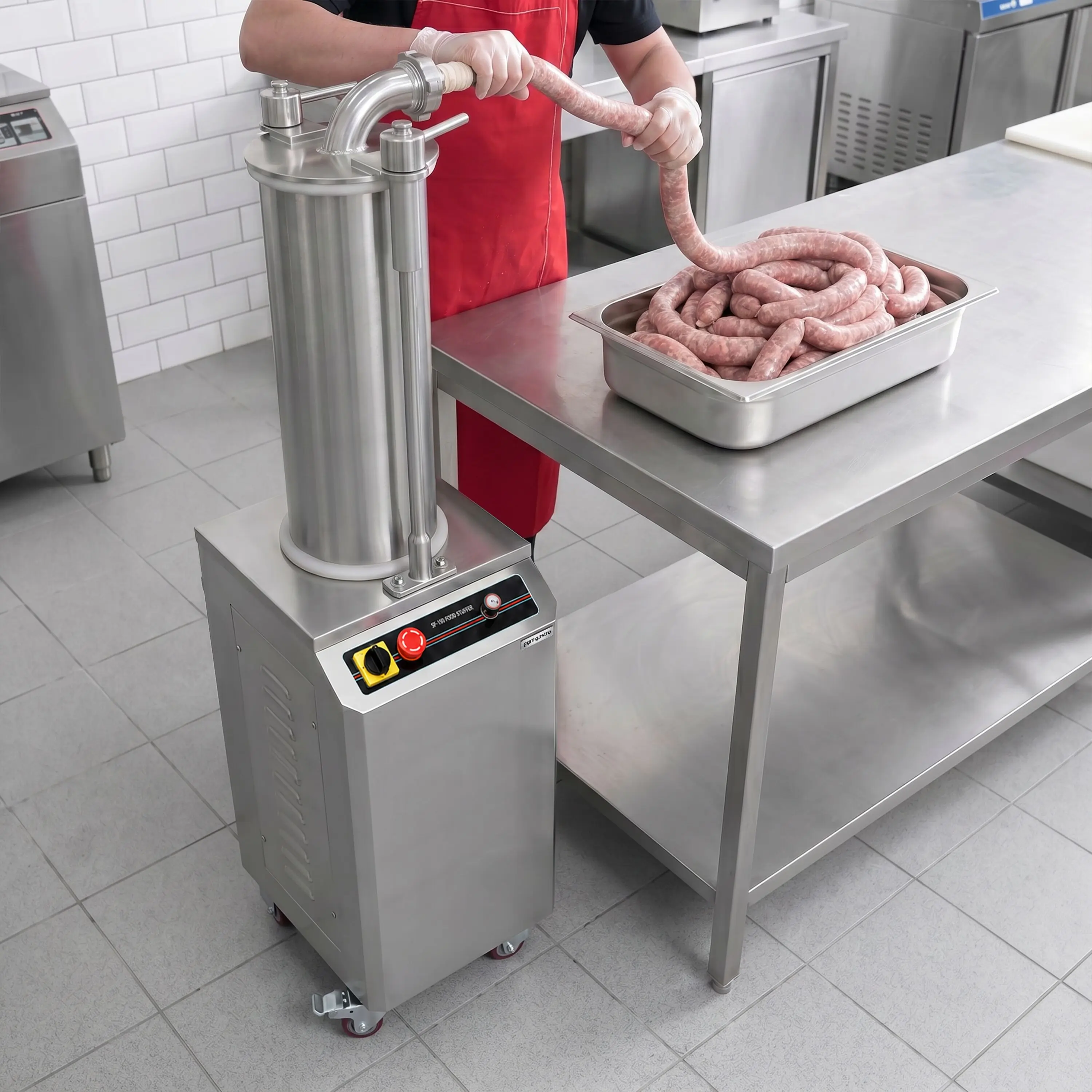 Наполнитель колбасный GGM Gastro WFMHB35 (Inox) - 9
