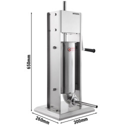 Aparat pentru umplut cârnaţi GGM Gastro WFMHB5 (Inox) Thumb