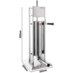 Aparat pentru umplut cârnaţi GGM Gastro WFMHB7 (Inox) Thumb