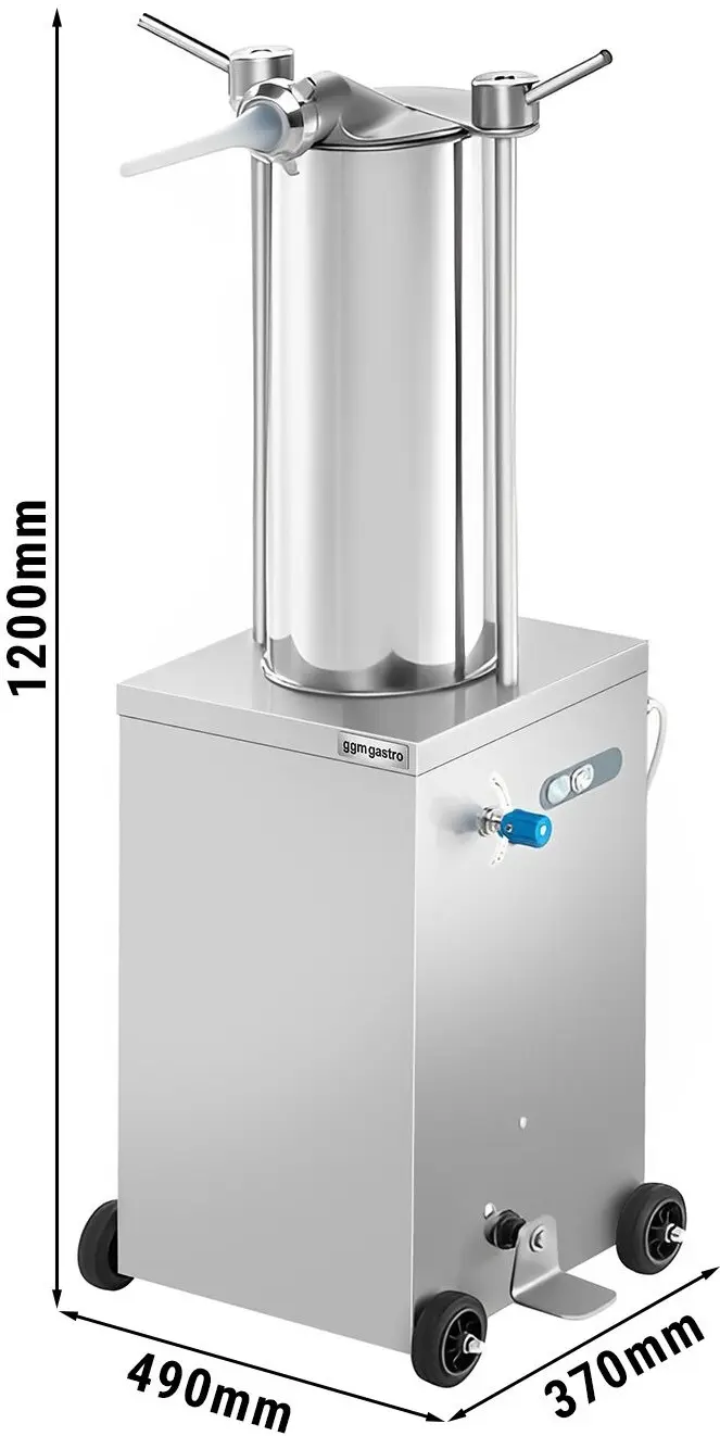 Наполнитель колбасный GGM Gastro WFMHS15 (Inox) - 6