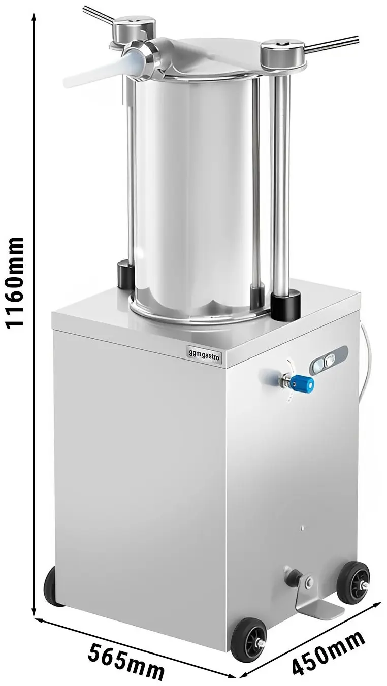 Наполнитель колбасный GGM Gastro WFMHS25 (Inox) - 6