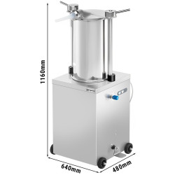 Наполнитель колбасный GGM Gastro WFMHS35 (Inox) Thumb