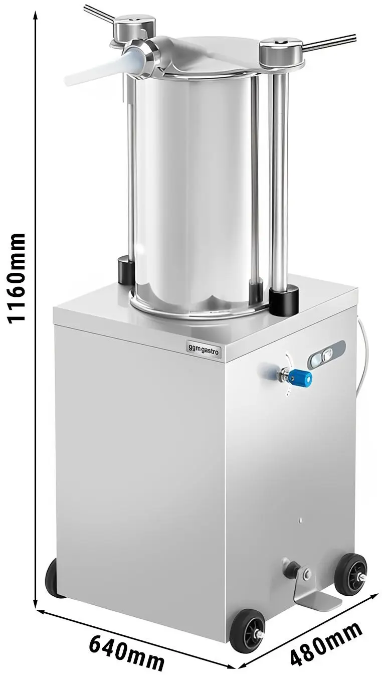 Наполнитель колбасный GGM Gastro WFMHS35 (Inox) - 6