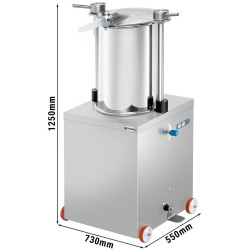 Aparat pentru umplut cârnaţi GGM Gastro WFMHS50 (Inox) Thumb