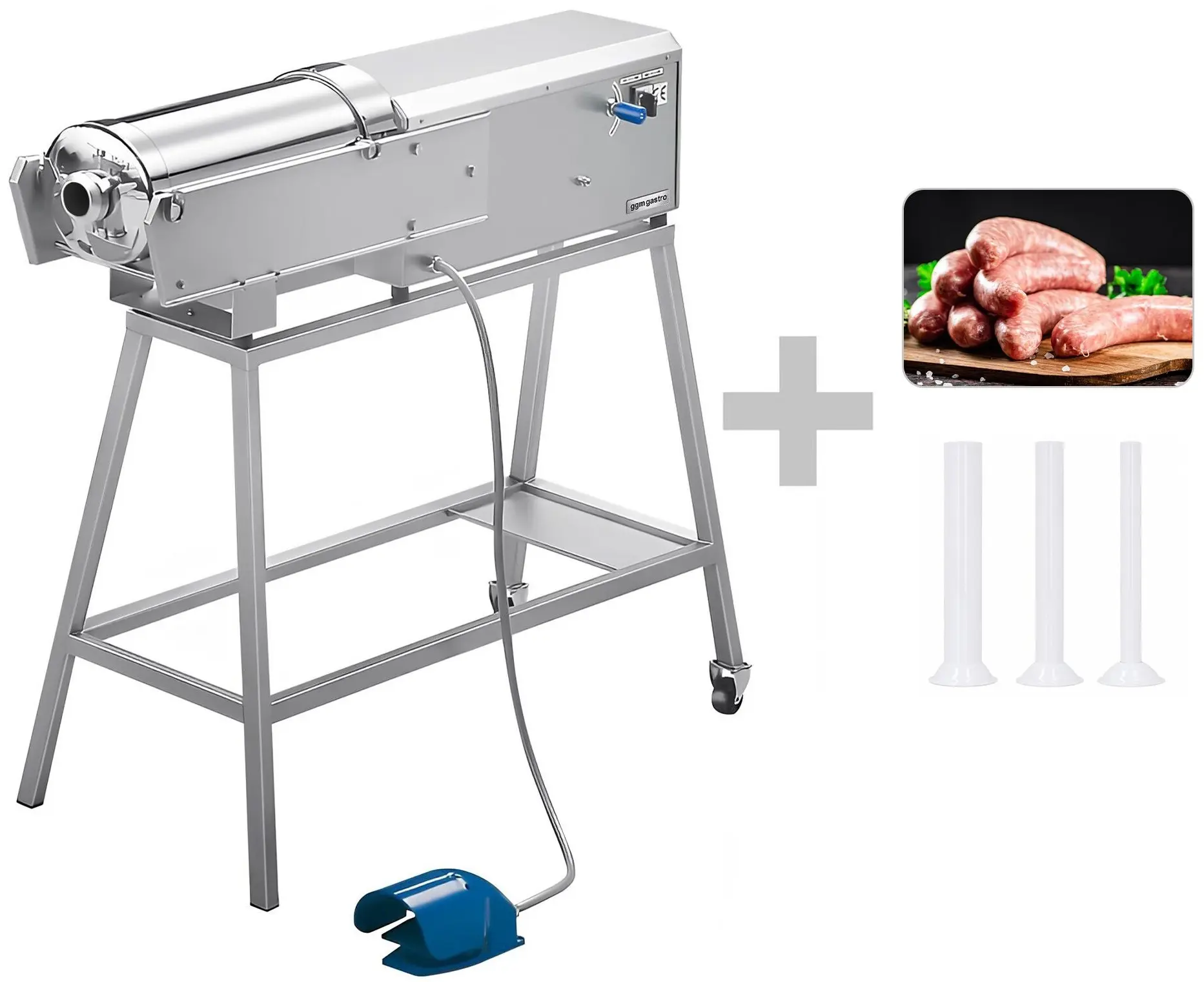 Наполнитель колбасный GGM Gastro WFMS30 (Inox) - 2