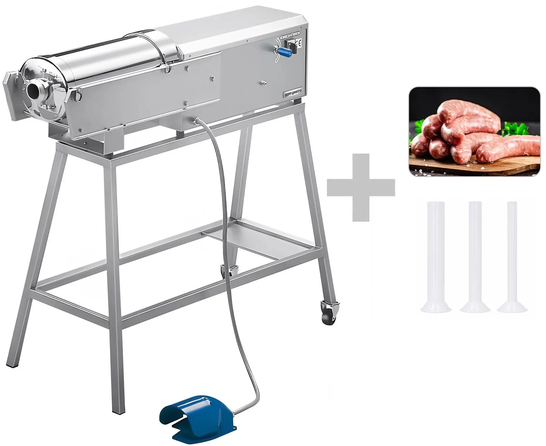 Наполнитель колбасный GGM Gastro WFMS50 (Inox) - 2