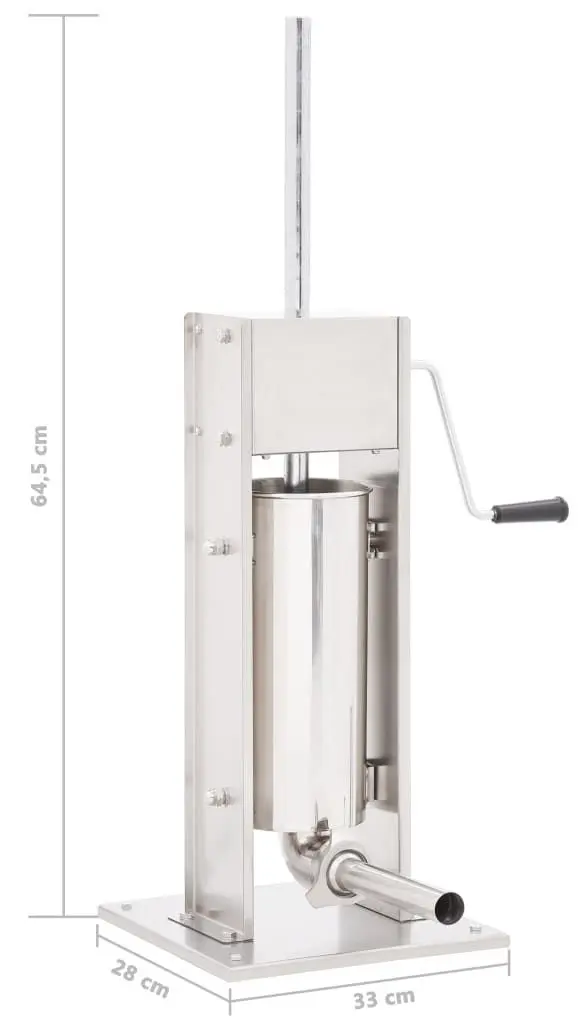 Наполнитель колбасный VidaXL 50962 (Silver)