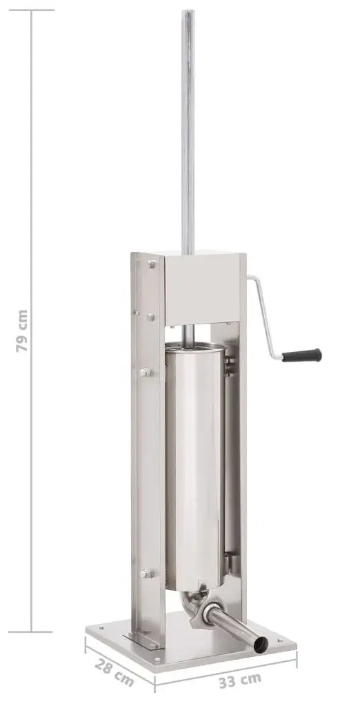 Наполнитель колбасный VidaXL 50963 (Silver) - 7