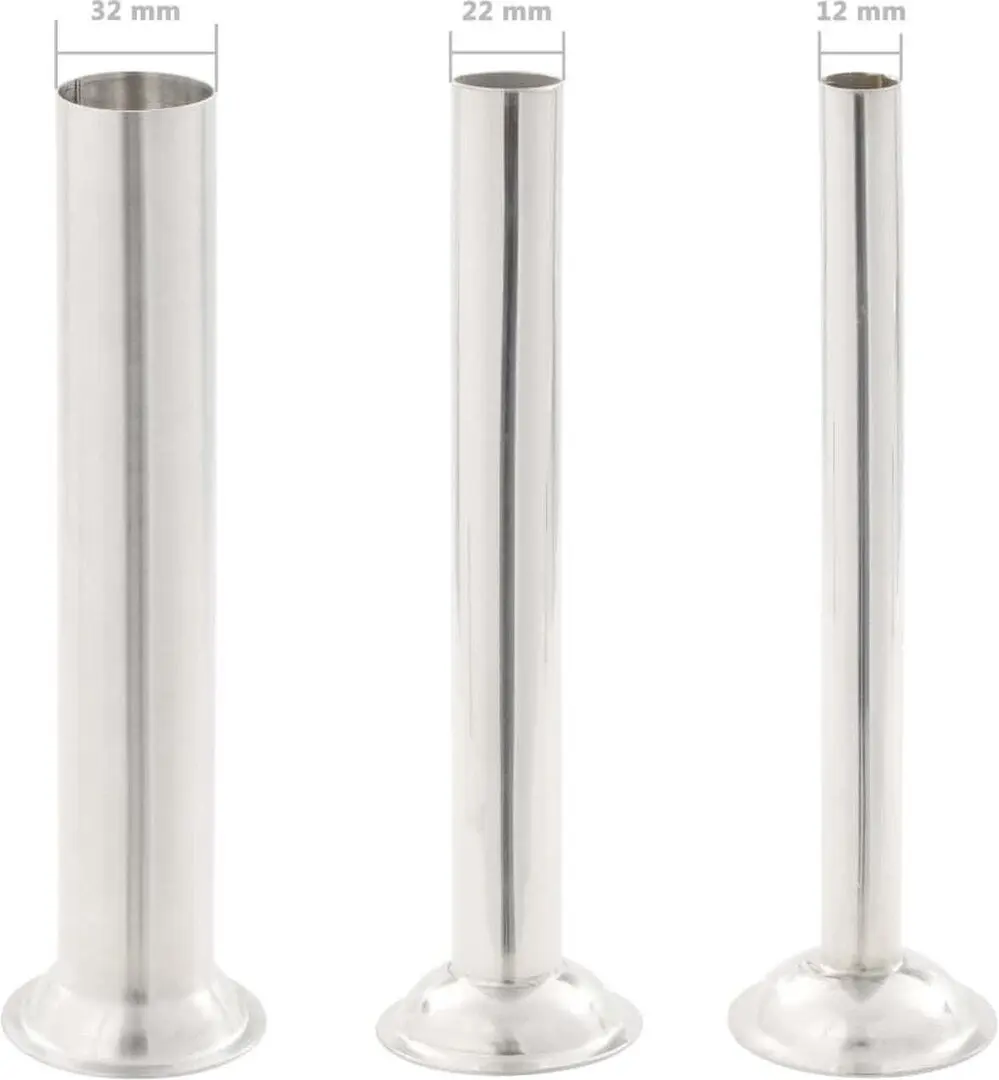 Aparat de umplut carnati VidaXL 50965 (Inox) - 8