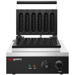 Aparat de facut corn dog-uri GGM Gastro WEJ6 (Black/Inox) Thumb