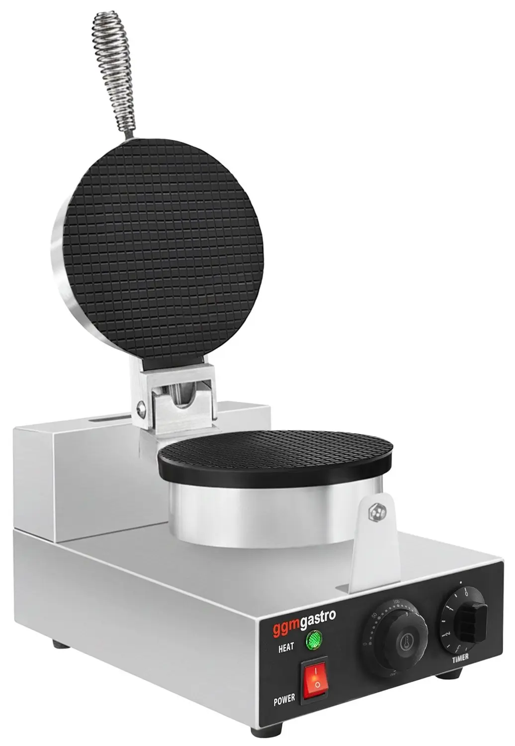 Вафельница для рожков для мороженого GGM Gastro WAEEHJ1 (Inox) - 2