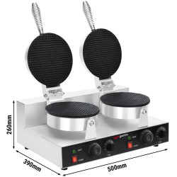 Aparat de facut cornete de inghetata GGM Gastro WAEEHJ2 (Inox) Thumb