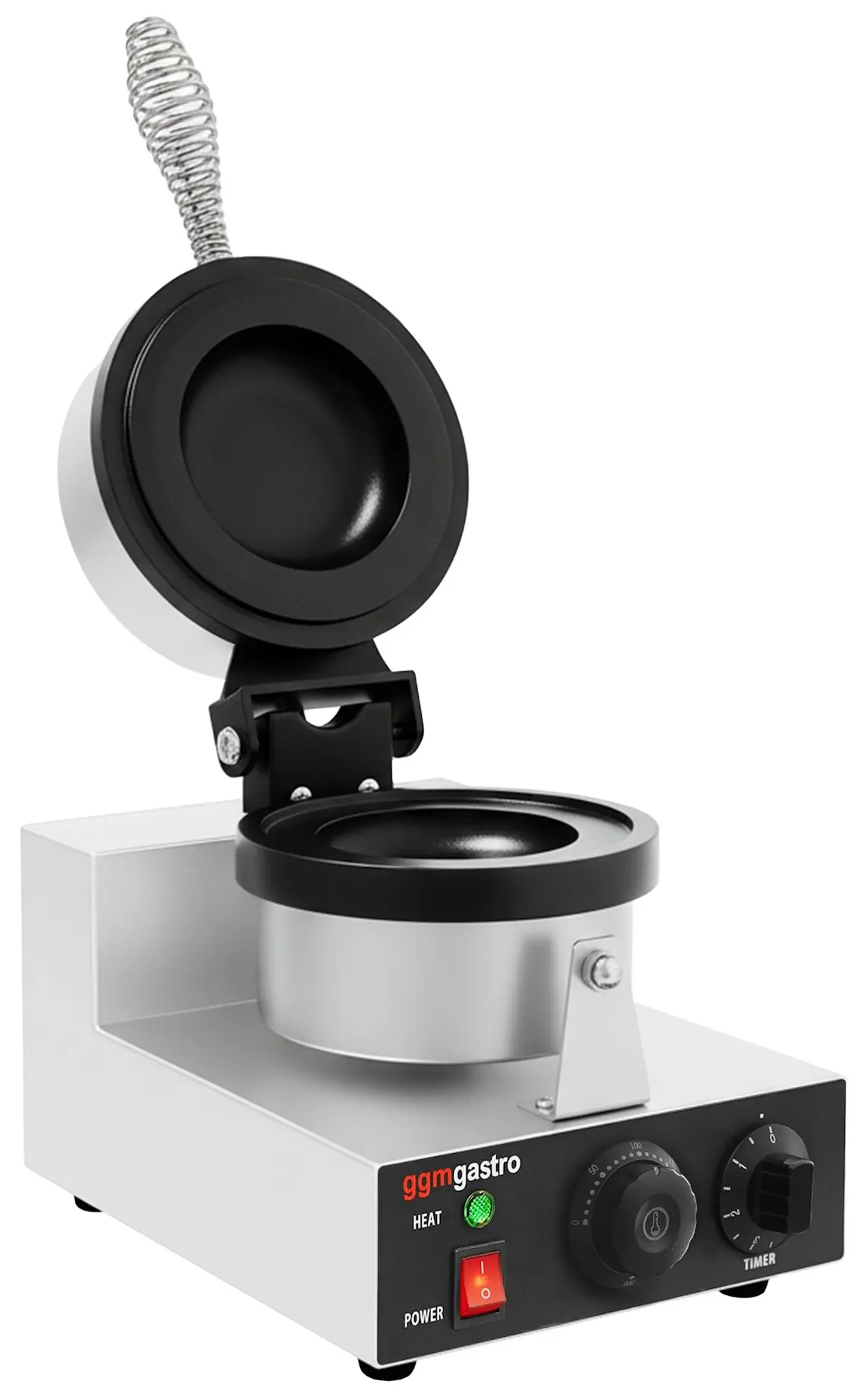 Вафельница для UFO-бургеров GGM Gastro HEBPJ (Inox/Black) - 2