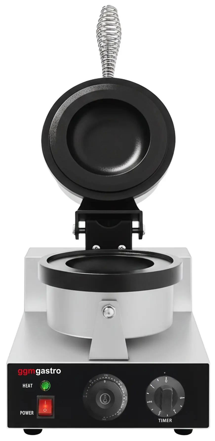 Вафельница для UFO-бургеров GGM Gastro HEBPJ (Inox/Black) - 3