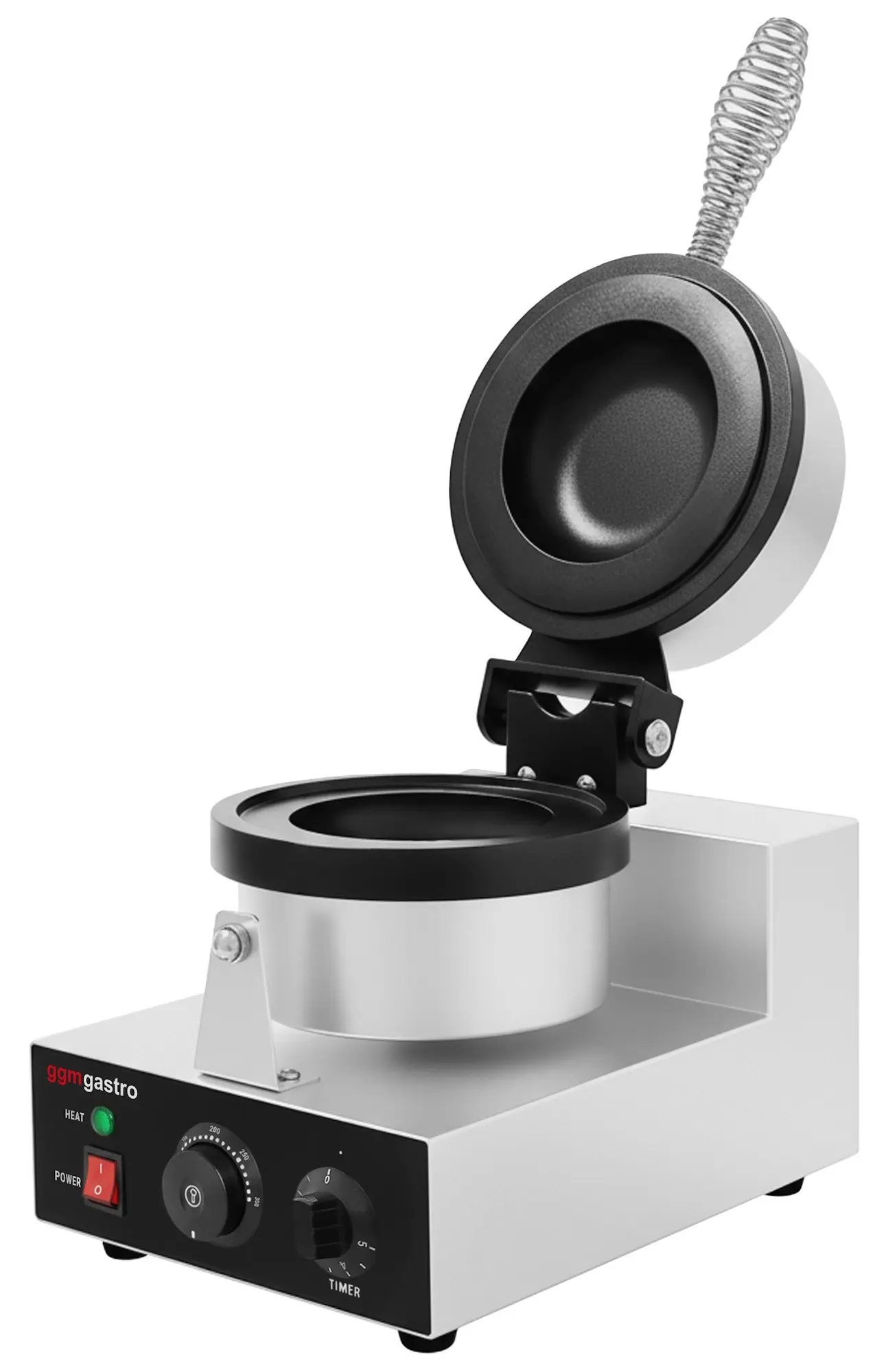 Вафельница для UFO-бургеров GGM Gastro HEBPJ (Inox/Black) - 4