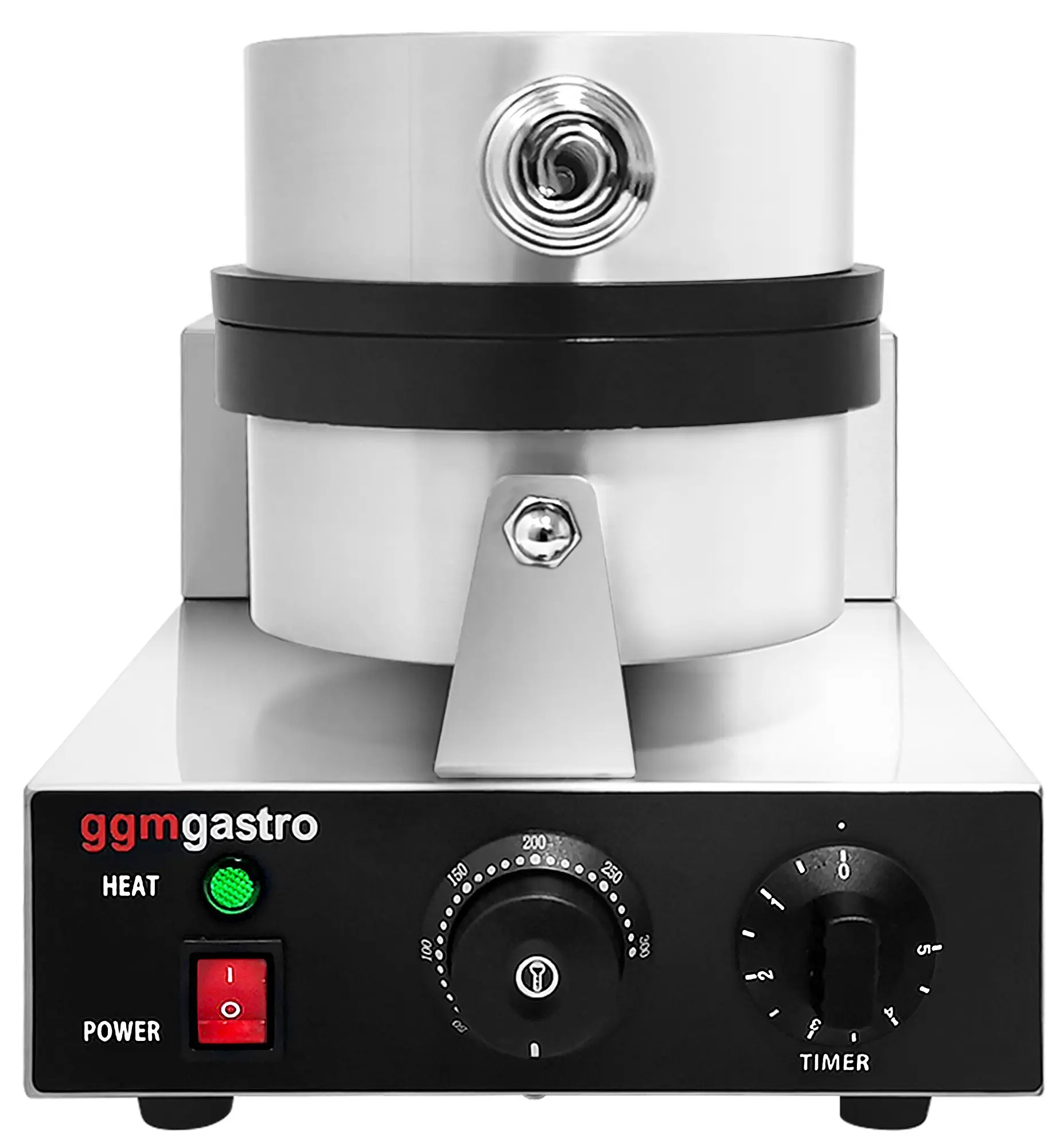 Вафельница для UFO-бургеров GGM Gastro HEBPJ (Inox/Black) - 6