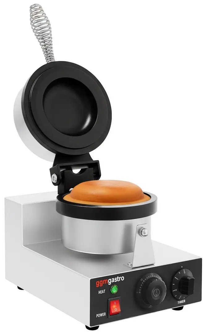 Вафельница для UFO-бургеров GGM Gastro HEBPJ (Inox/Black)