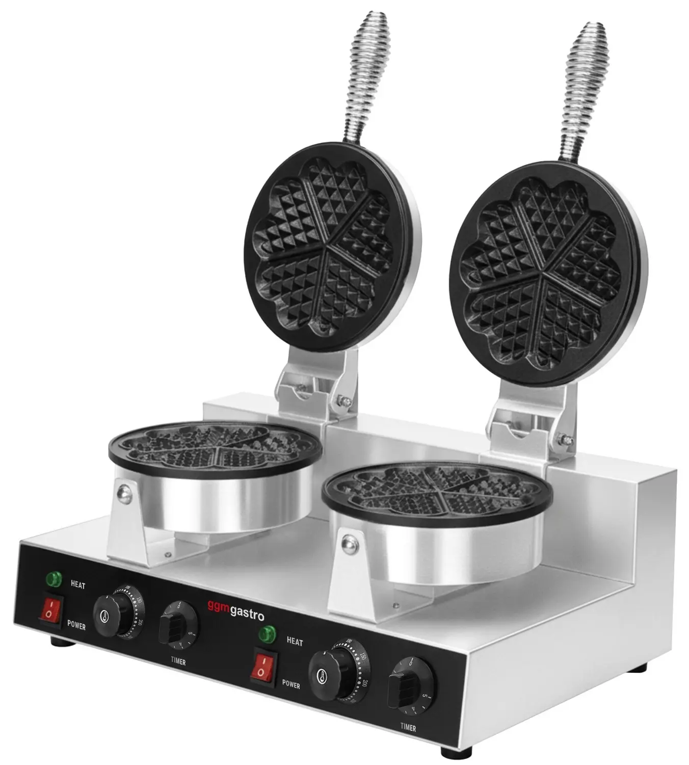 Вафельница GGM Gastro MELJ322NN (Inox/Black) - 3