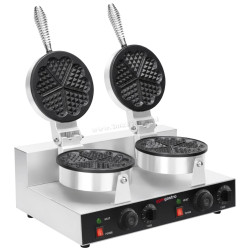 Вафельница GGM Gastro MELJ322NN (Inox/Black)