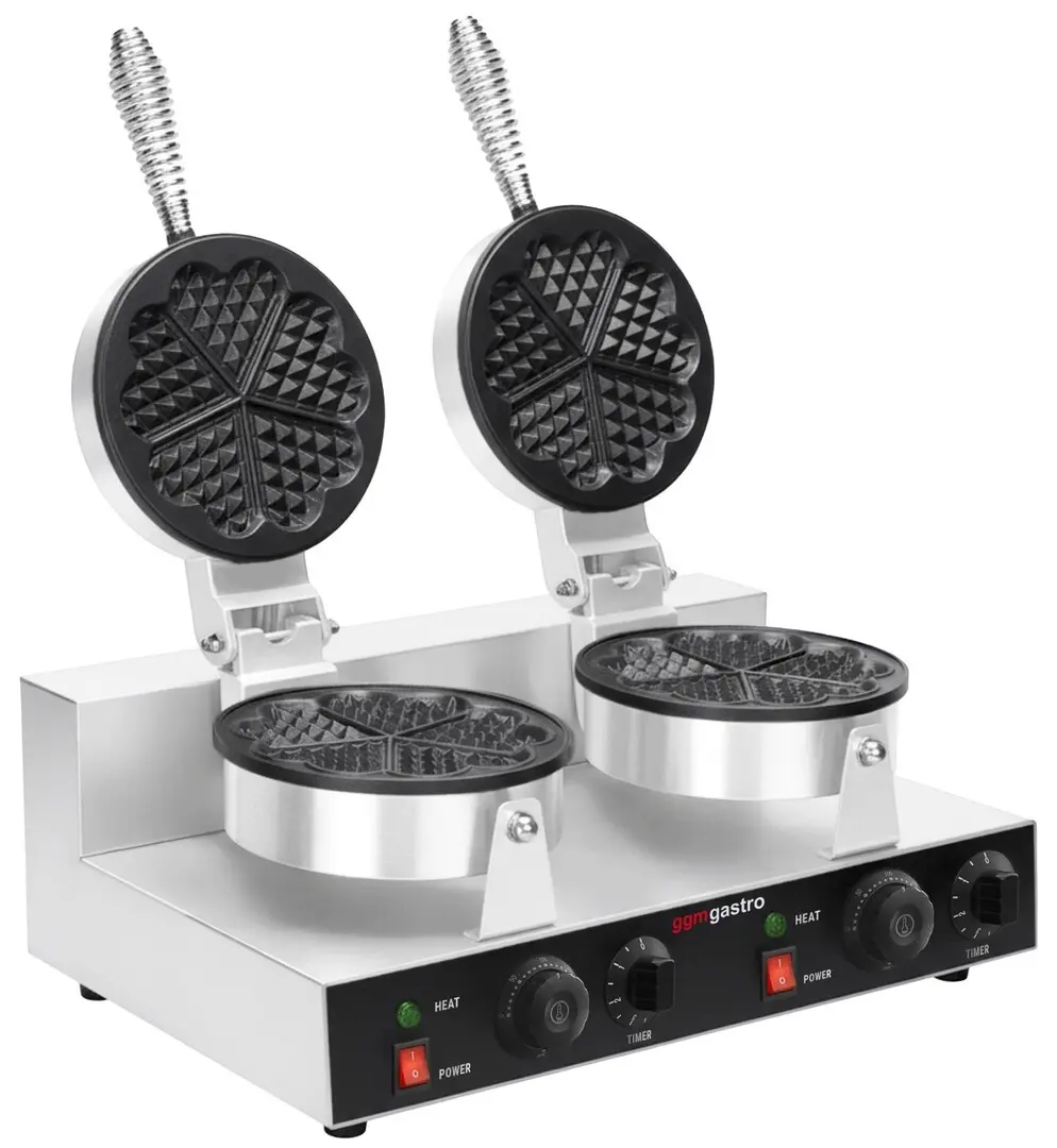 Вафельница GGM Gastro MELJ322NN (Inox/Black)