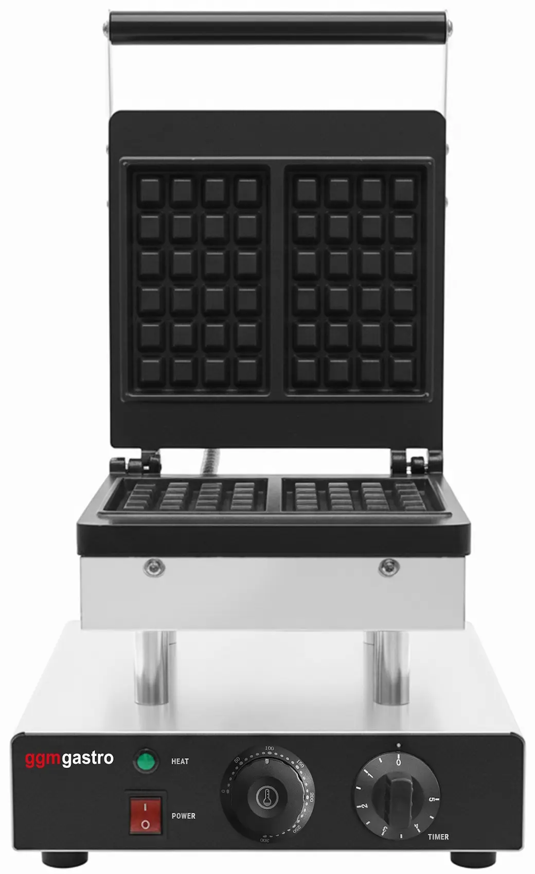 Вафельница GGM Gastro WAEBJ1 (Black/Inox) - 3
