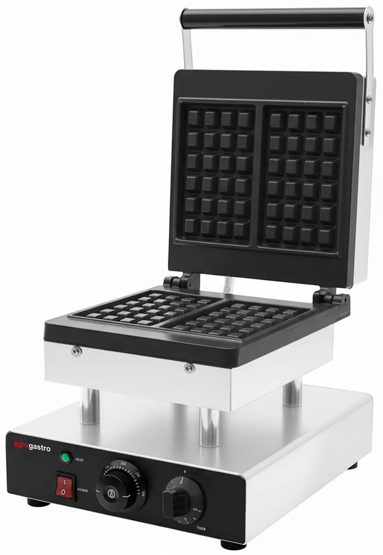 Вафельница GGM Gastro WAEBJ1 (Black/Inox) - 4