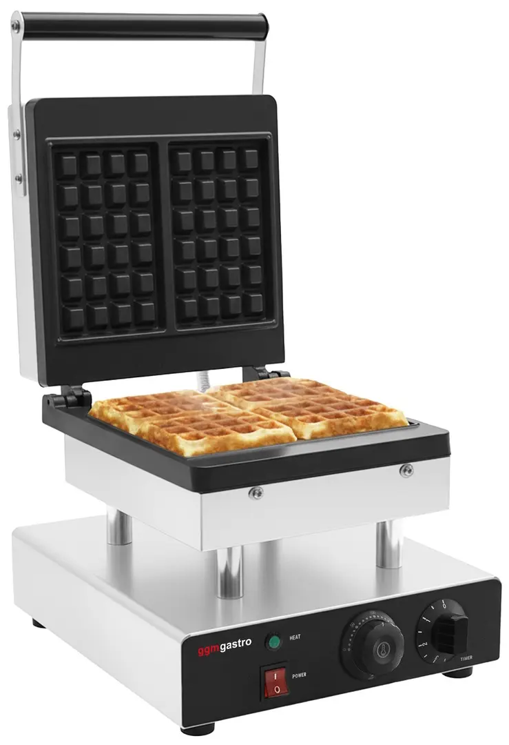 Вафельница GGM Gastro WAEBJ1 (Black/Inox)