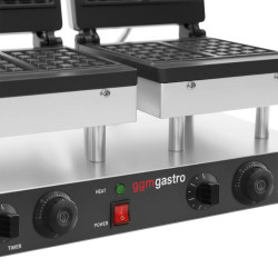 Вафельница GGM Gastro WAEBJ2 (Black/Inox) Thumb