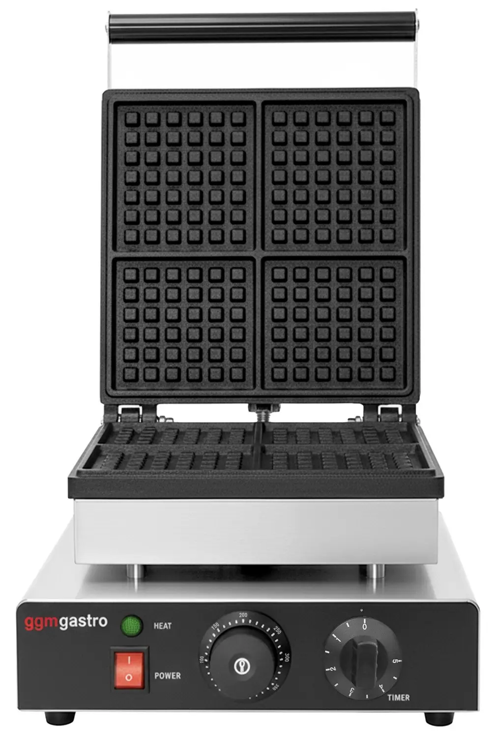 Вафельница GGM Gastro WAEEJ1 (Black/Inox) - 3