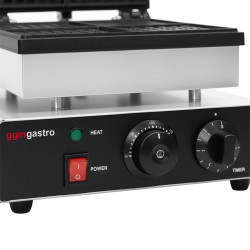 Вафельница GGM Gastro WAEEJ1 (Black/Inox) Thumb