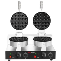Aparat de facut vafe GGM Gastro WDJ180 (Black/Inox) Thumb