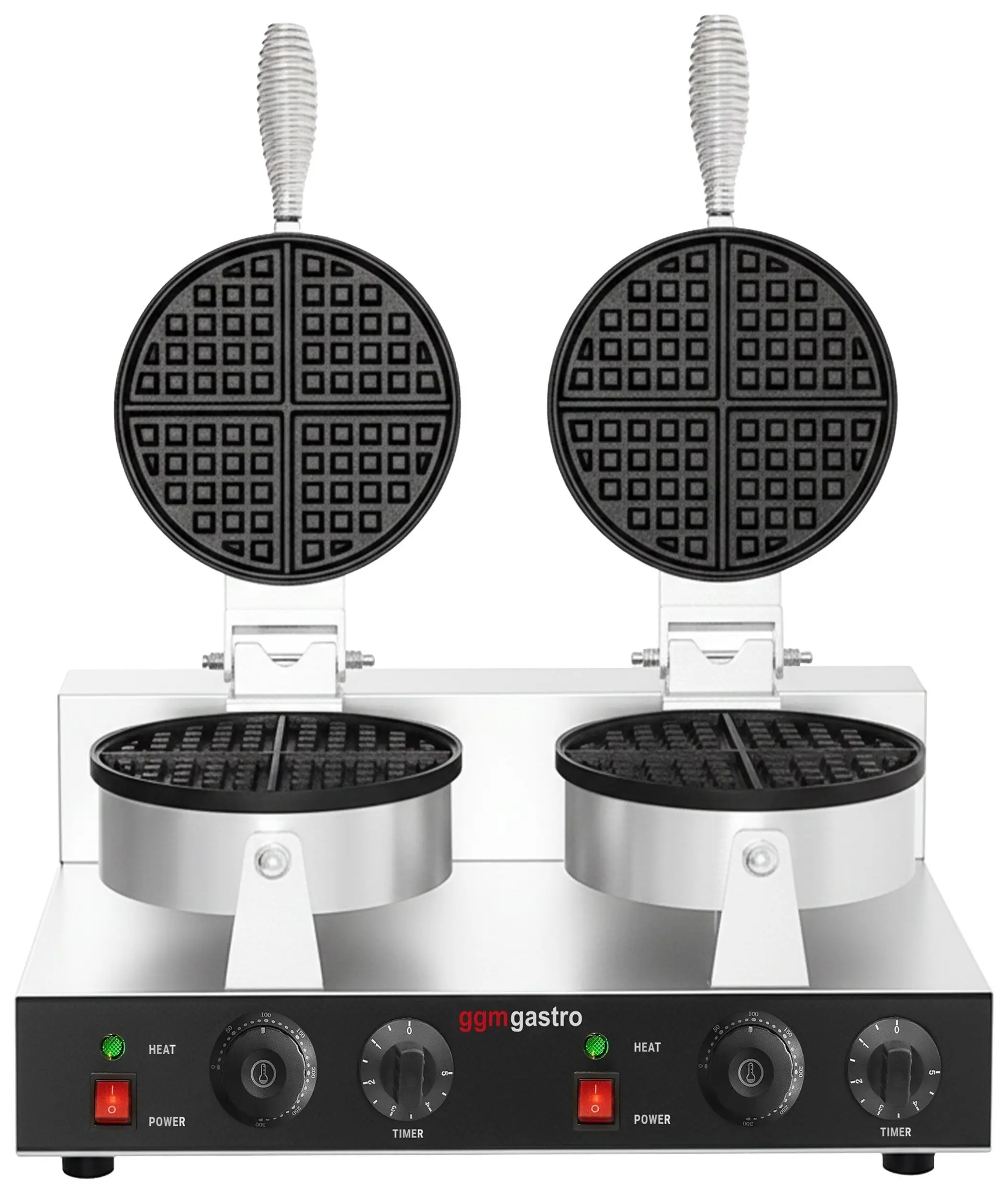 Aparat de facut vafe GGM Gastro WDJ180 (Black/Inox) - 3