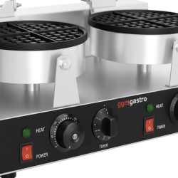 Aparat de facut vafe GGM Gastro WDJ180 (Black/Inox) Thumb