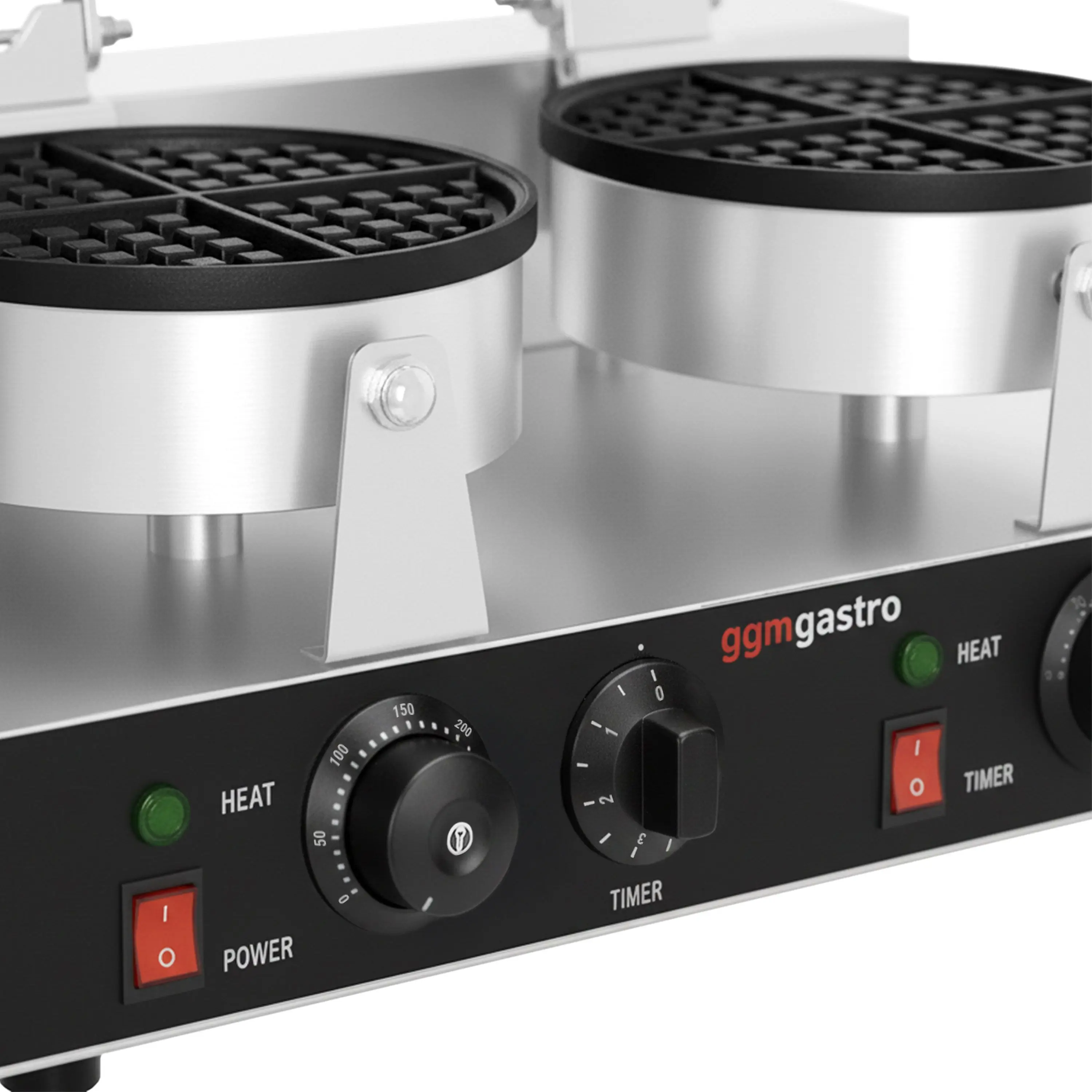 Aparat de facut vafe GGM Gastro WDJ180 (Black/Inox) - 5