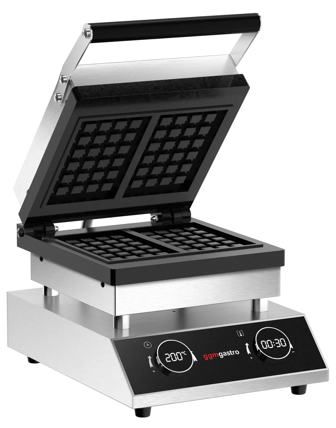 Вафельница GGM Gastro WEBV (Black/Inox) - 2