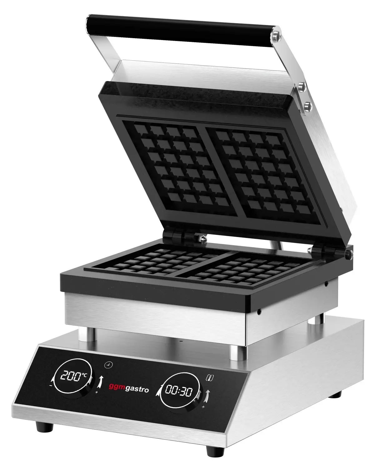 Вафельница GGM Gastro WEBV (Black/Inox) - 4