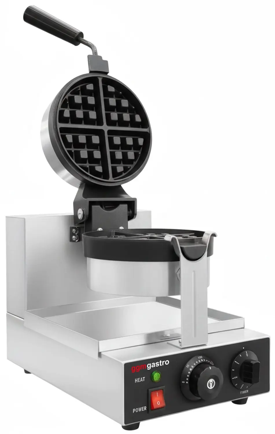 Вафельница GGM Gastro WEJ180 (Black/Inox) - 2
