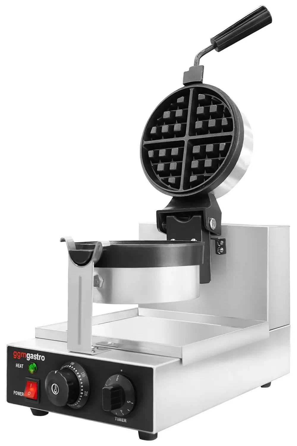 Вафельница GGM Gastro WEJ180 (Black/Inox) - 4
