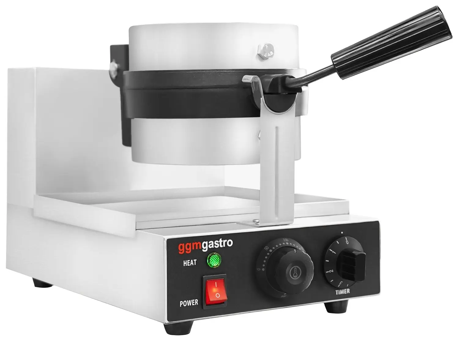 Вафельница GGM Gastro WEJ180 (Black/Inox) - 6