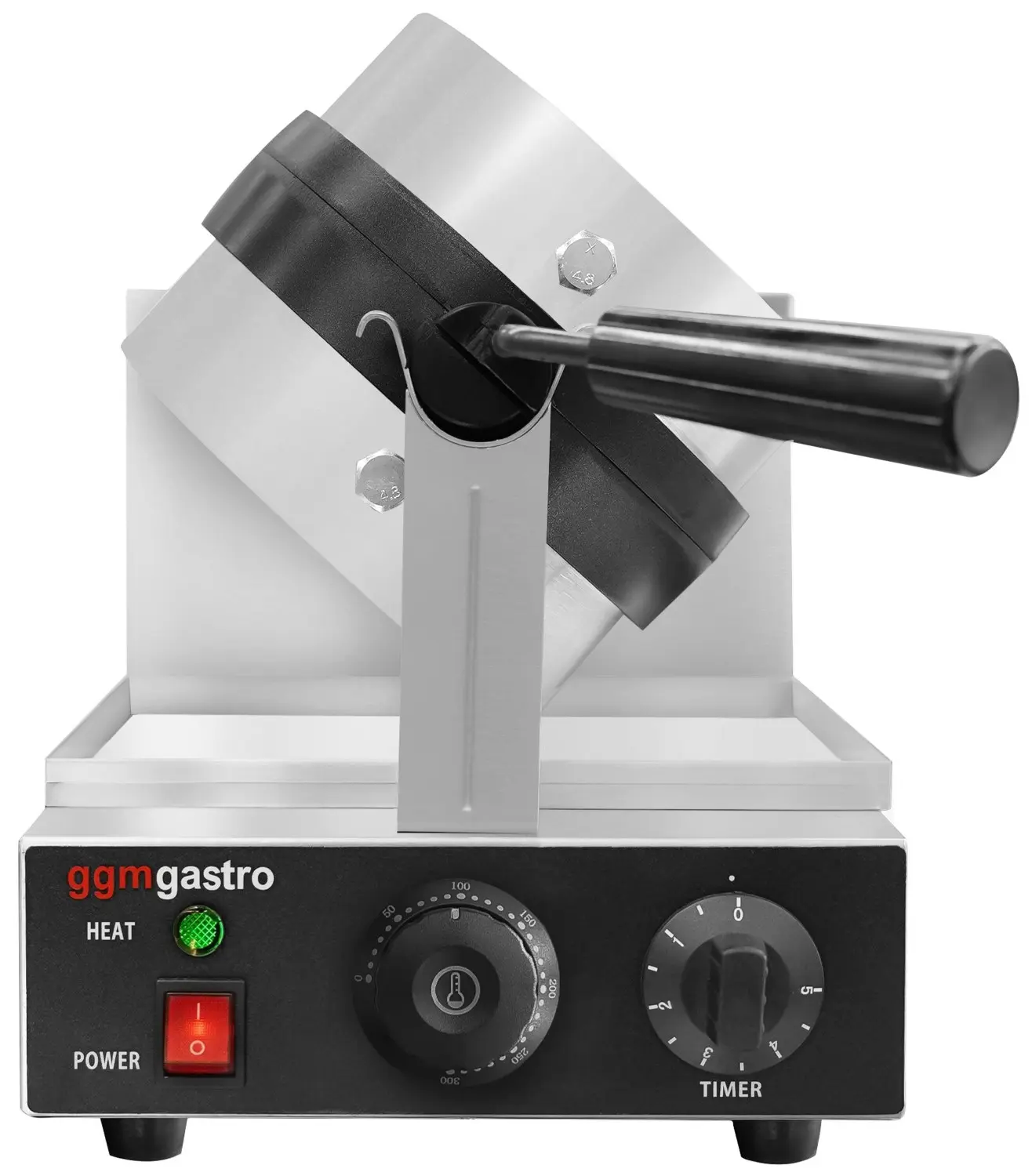 Вафельница GGM Gastro WEJ180 (Black/Inox) - 7