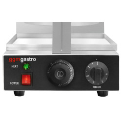 Вафельница GGM Gastro WEJ180 (Black/Inox) Thumb